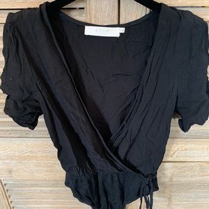 ASTR bodysuit V neck thong